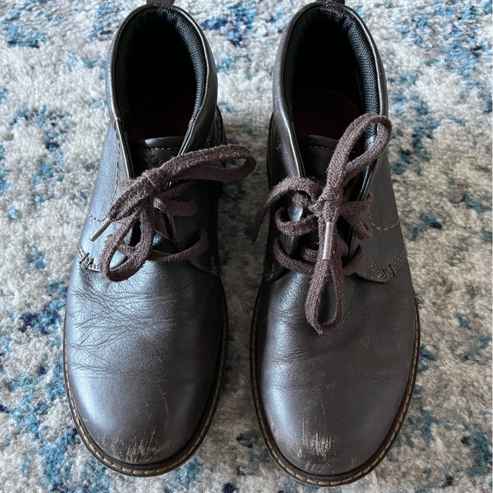 Ecco boots with patina